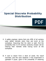 Special Discrete Probability Distribution