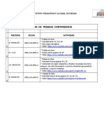 OTROS CURSOS PLAN DE TRABAJO CONTINGENCIA 13 A 17 de Abril