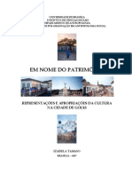 Patrimônio Cultural em Goiás