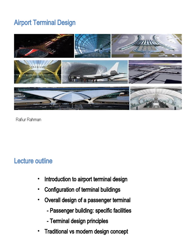 Airport Terminal Design Concepts | PDF | Airport | International Airport