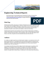 Engineering Technical Reports: Main Page