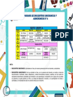 Horario 6° A Math