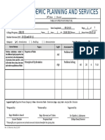 Academic Planning and Services: Table of Specifications (Tos)