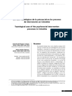 Los Usos Tautológicos de Lo Psicosocial en Los Procesos de Intervención en Colombia PDF