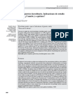 Cáncer Gástrico Hereditario. Indicaciones de Estudio Genético ¿Cuando y A Quiénes?