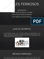 Tipos de Metales Ferrosos