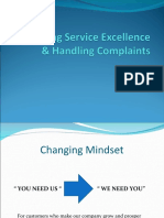 Delivering Service Excellence & Handling Complaints