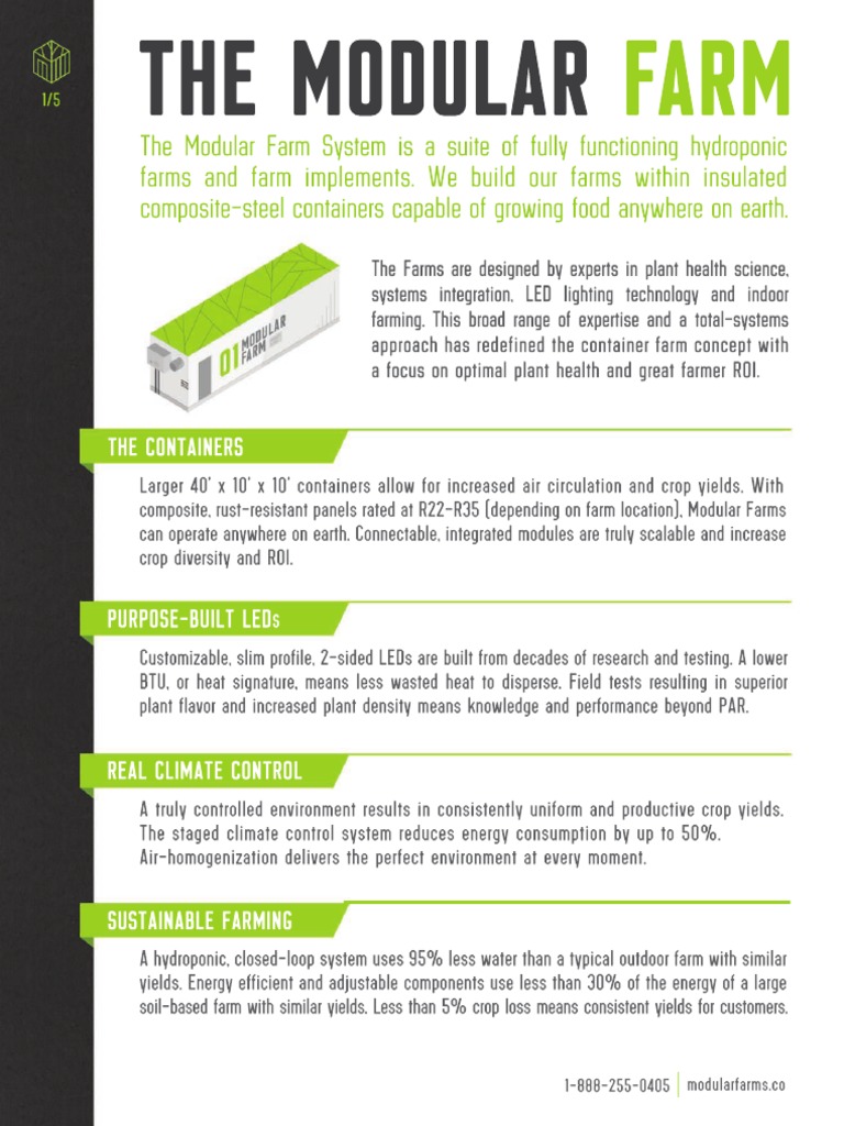 Modular Farms Manual | PDF