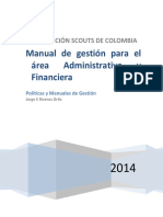 Manual de Gestion para el Area Administrativa y Financiera - 2014