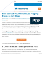 How To Start Your Own House Flipping Business