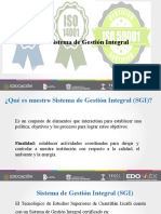 SGI TESCI Gestión Calidad Medio Ambiente Energía