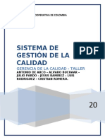 Sistema de Gestión de La Calidad - Grupo 2