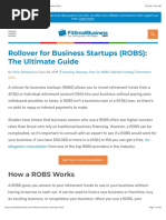 Rollover for Business Startups (ROBS)