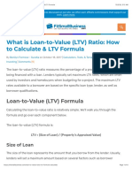 What Is Loan-to-Value (LTV) Ratio