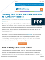 Turnkey Real Estate: The Ultimate Guide 