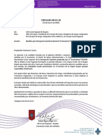 Circular JSR 1 - Medidas Por Emergencia Sanitaria - 2020