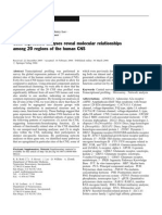 Gene Expression Analyses Reveal Molecular Relationships Among 20 Regions of the Human CNS