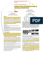 Modeling The Interplay of Trust and Attention in HRI: An Autonomous Vehicle Study