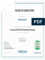 Certificate of Completion: Hiskia Aprilyanti