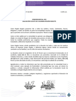 Comunicado 003 Accidente Cajamarca PDF