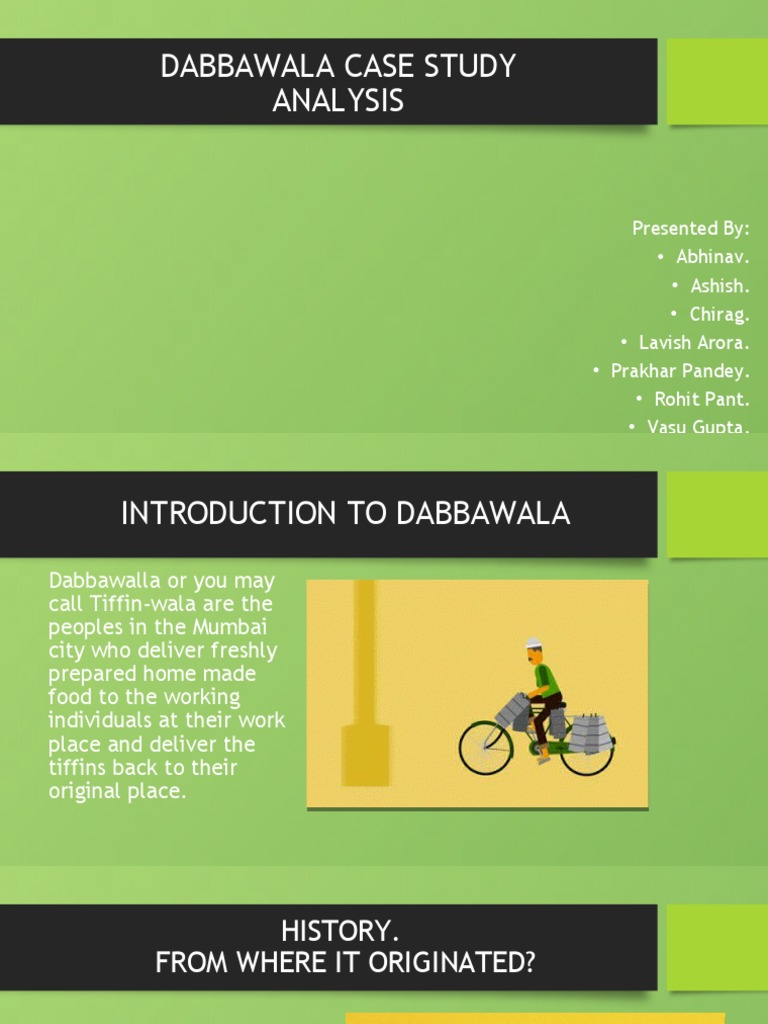 dabbawala harvard case study ppt