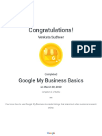 Google My Business Basics