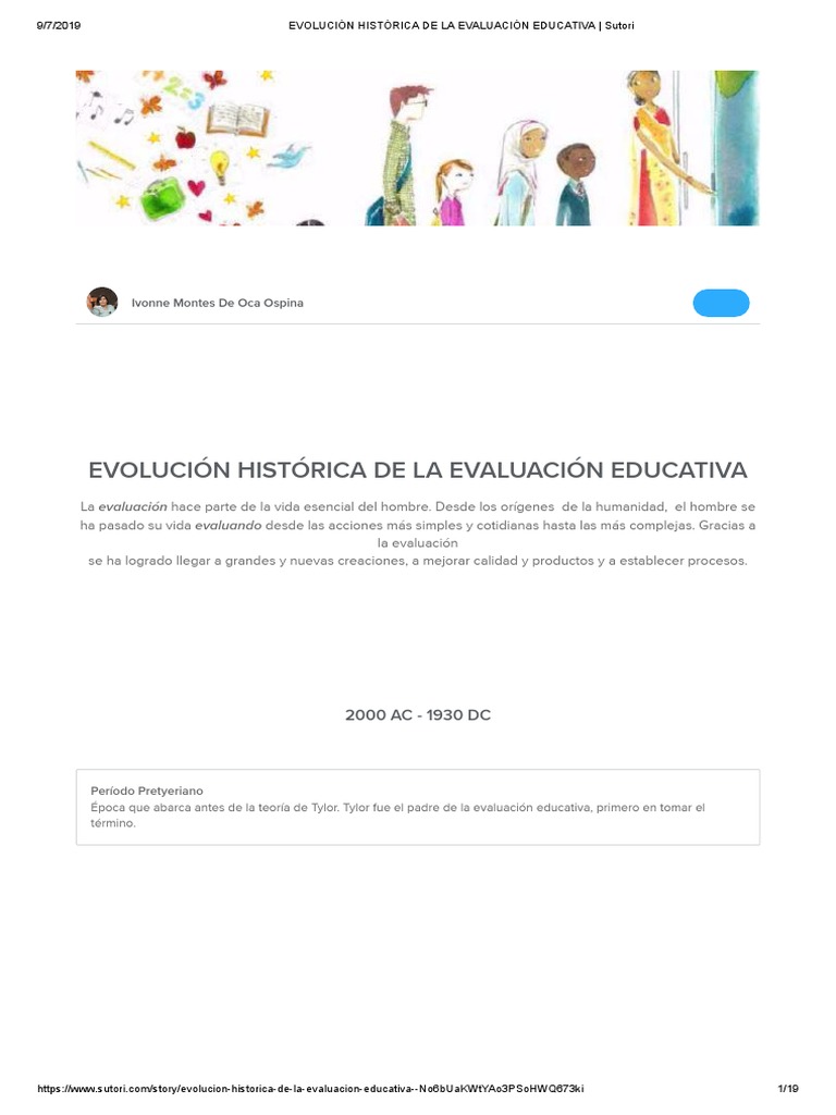 Evolución de la Evaluación Educativa | PDF | Inteligencia | Evaluación