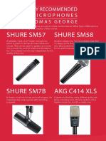 Recommended Microphones PDF