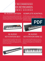 Recommended MIDI Controllers PDF