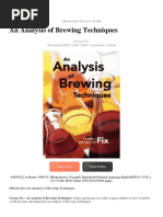 Beer Making Instructions Manual | PDF | Brewing | Beer
