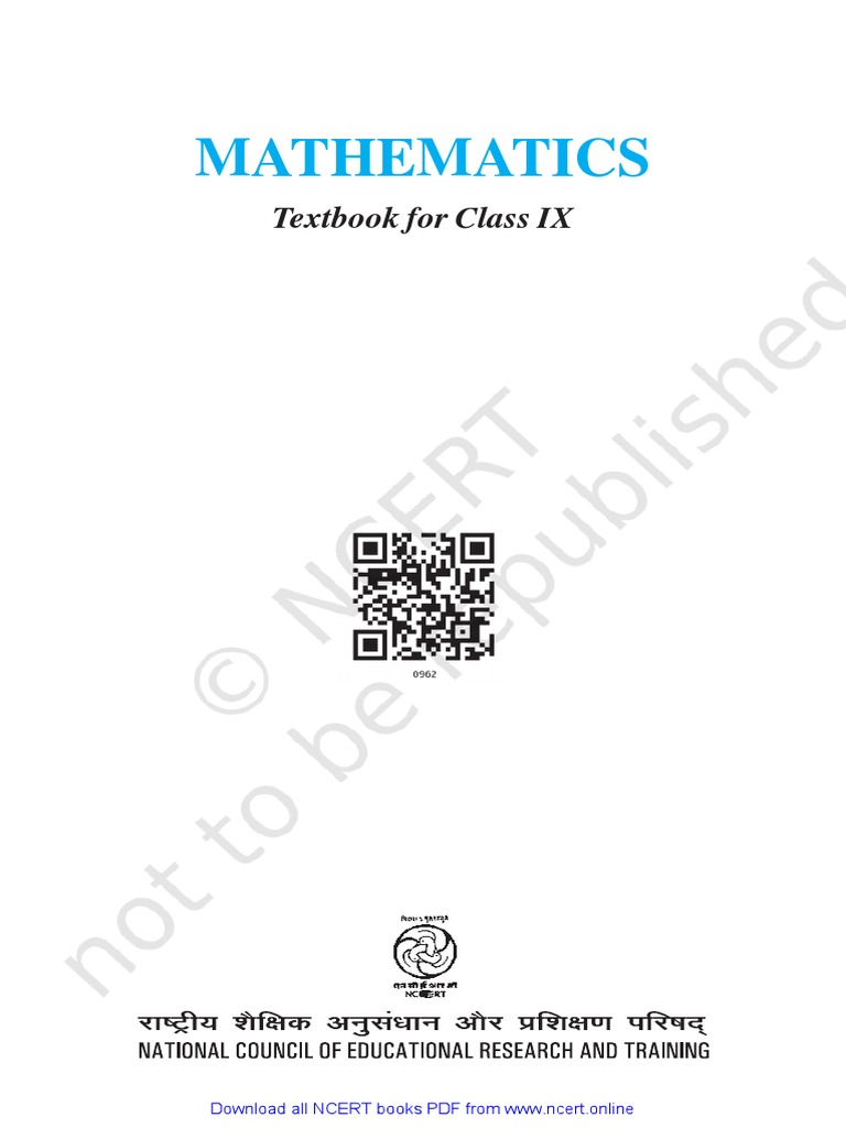 NCERT Maths 9 PDF | PDF | Numbers | Area