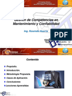 1 - Ing - Rosendo Huertas Gestión de Competencias en Mantenimiento y Confiabilidad PDF