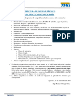 Formato Informes Planos Libreta Topografia Civil UPN 01setiembrel19 PDF