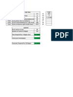 Speed Calculation Sheet - Automatic - Bottle