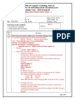 SET C-Sample Solutions Unit Test 1