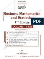 Namma Kalvi 11th Business Maths Chapter 1 and 6 Sura Guide em PDF
