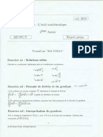 1) Outils Mathematiques (TD)