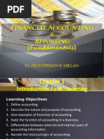 Chapter 1: Introduction To Accounting (FAR By: Millan)