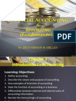 Chapter 1: Introduction To Accounting (FAR By: Millan)