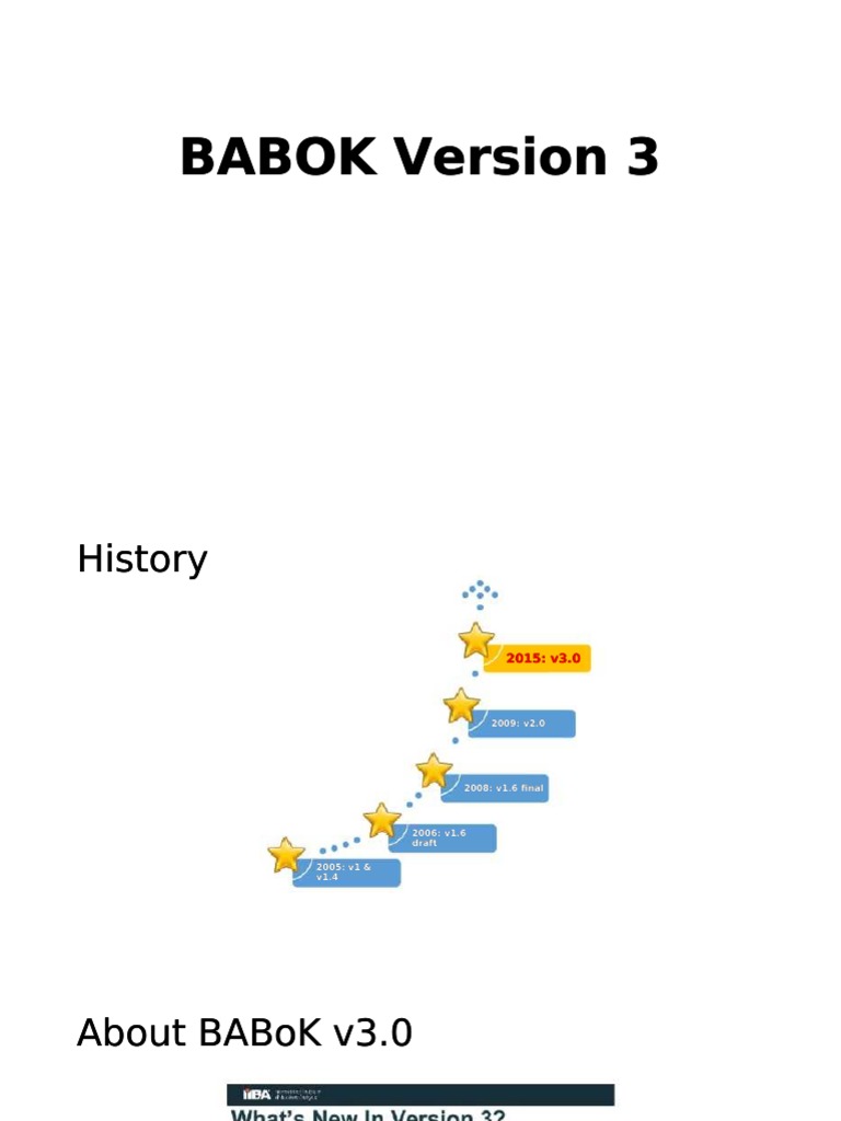 BABOK Version 3 BABOK Version 3 | PDF