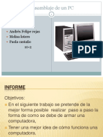 Pasos para El Ensamblajedeunpc