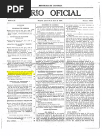 Diario Oficial Colombia 19865 de 1925 Clave Reforma Protección Propiedad Industrial 1925