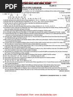 CBSE Class 10 Pair of Linear Equations in 2 Variables PDF