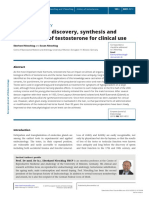 The History of Discovery, Synthesis and Development of Testosterone For Clinical Use