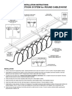 Steel Track Festoon System For Round Cable/Hose: Installation Instructions