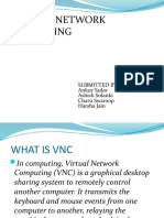 Virtual Network Computing: Submitted By:-Ankur Yadav Ashish Solanki Charu Swaroop Harsha Jain
