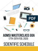 Final Scientific Goa Masterclass 2020