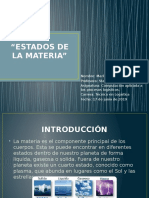 Estados de La Materia