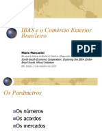 O IBAS e o Comércio Exterior Brasileiro