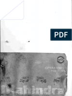 Mahindra Thar MM 540 DP Manual PDF